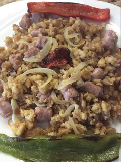 Una foto de Migas de longaniza