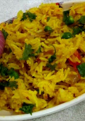 A picture of Veg pulao.
