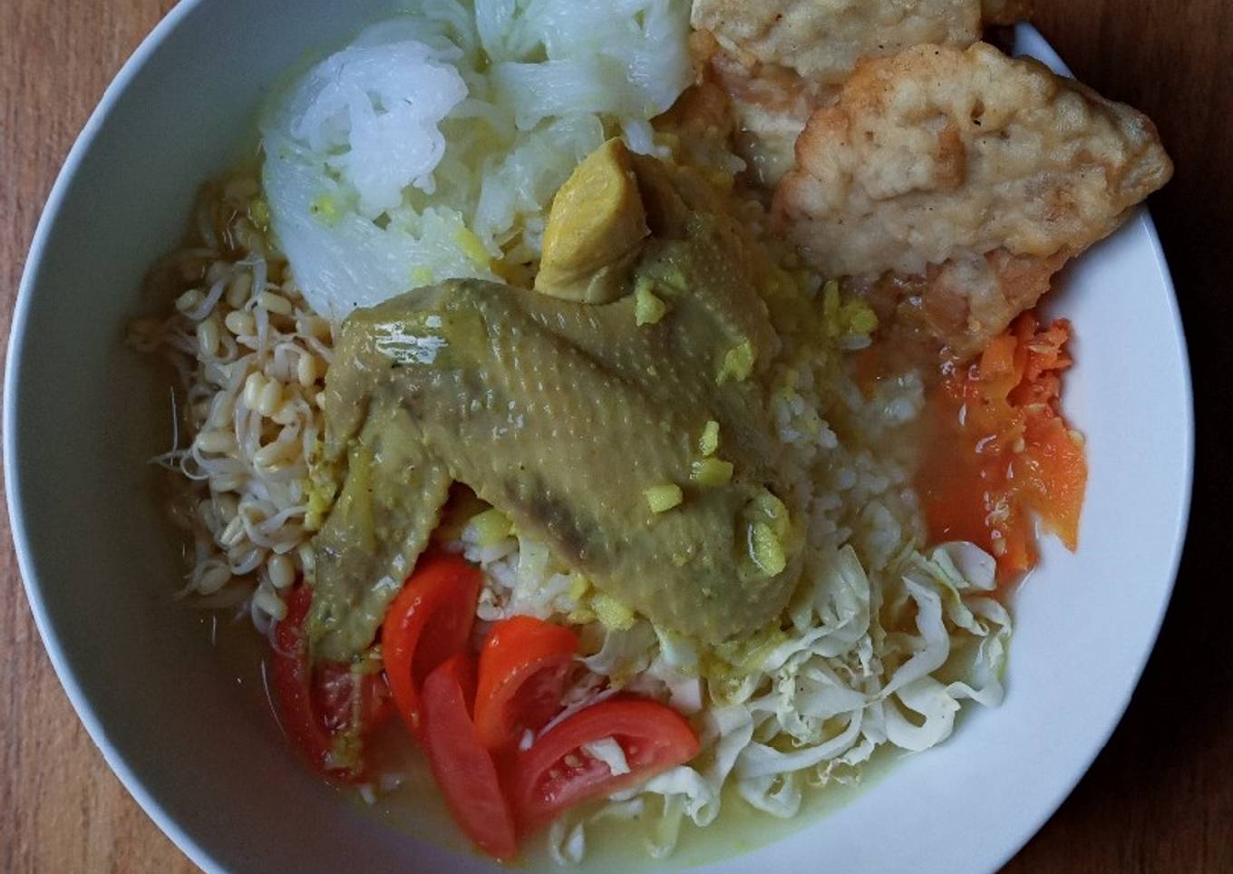 Soto ayam sederhana