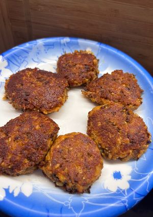 A picture of Paneer sprouts tikki.