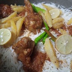 A picture of Chicken Fries Biryani,.