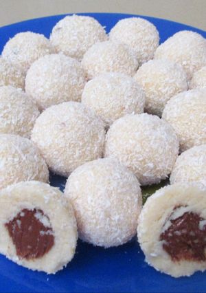 Nutellás kókuszgolyó recept fotója