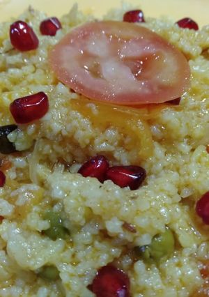 A picture of Tomato pulaav.