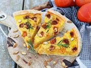 Une photo de tarte citrouille
