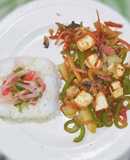 Stir fry Mushroom paneer mix veggies 🍄🍄🍄