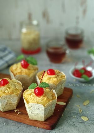 Foto resep Muffin Tape Keju Eggless