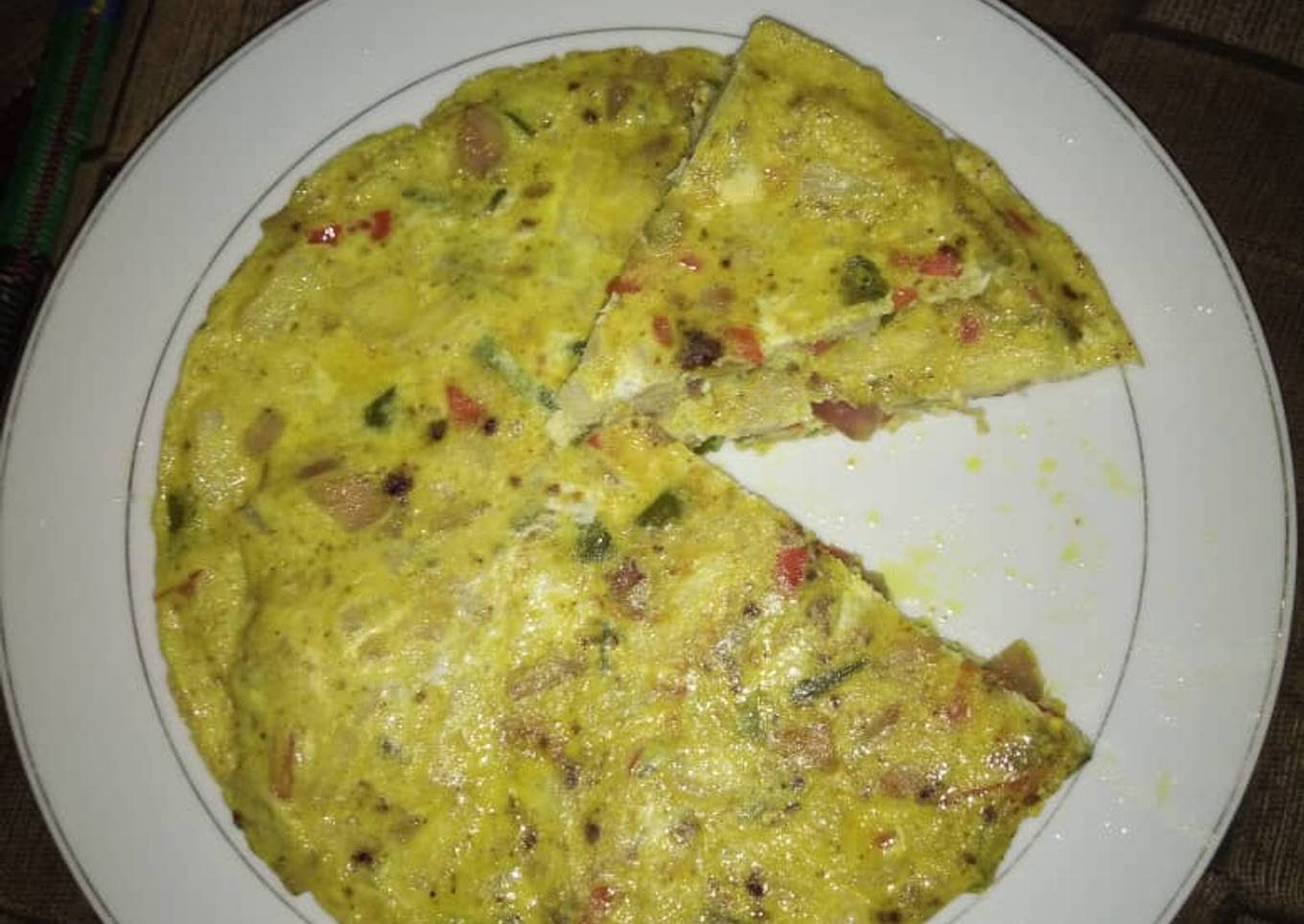 Yam frittata