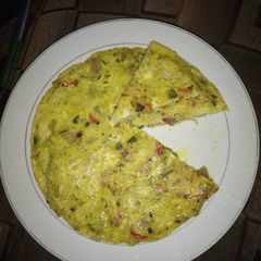 A picture of Yam frittata.