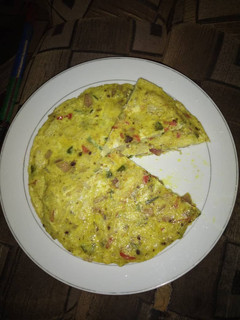 A picture of Yam frittata.