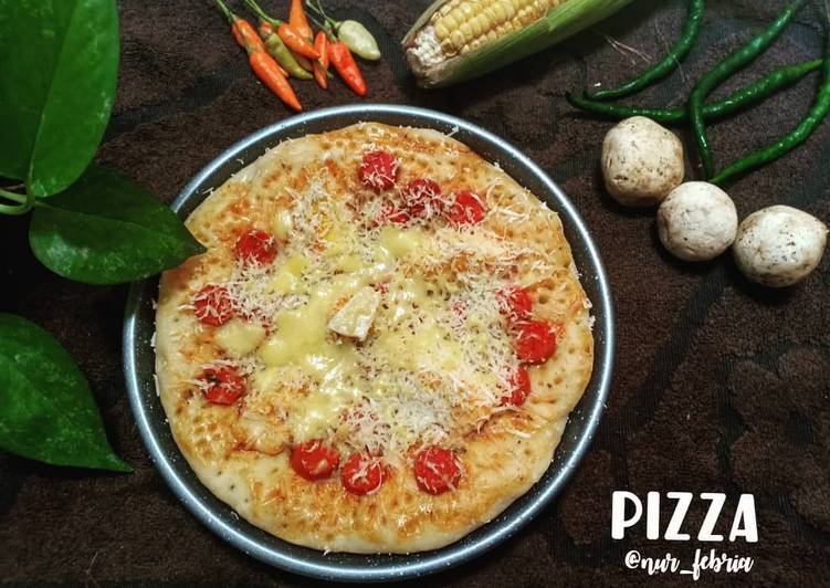 Langkah Mudah untuk Menyiapkan Pan Pizza Homemade, Enak