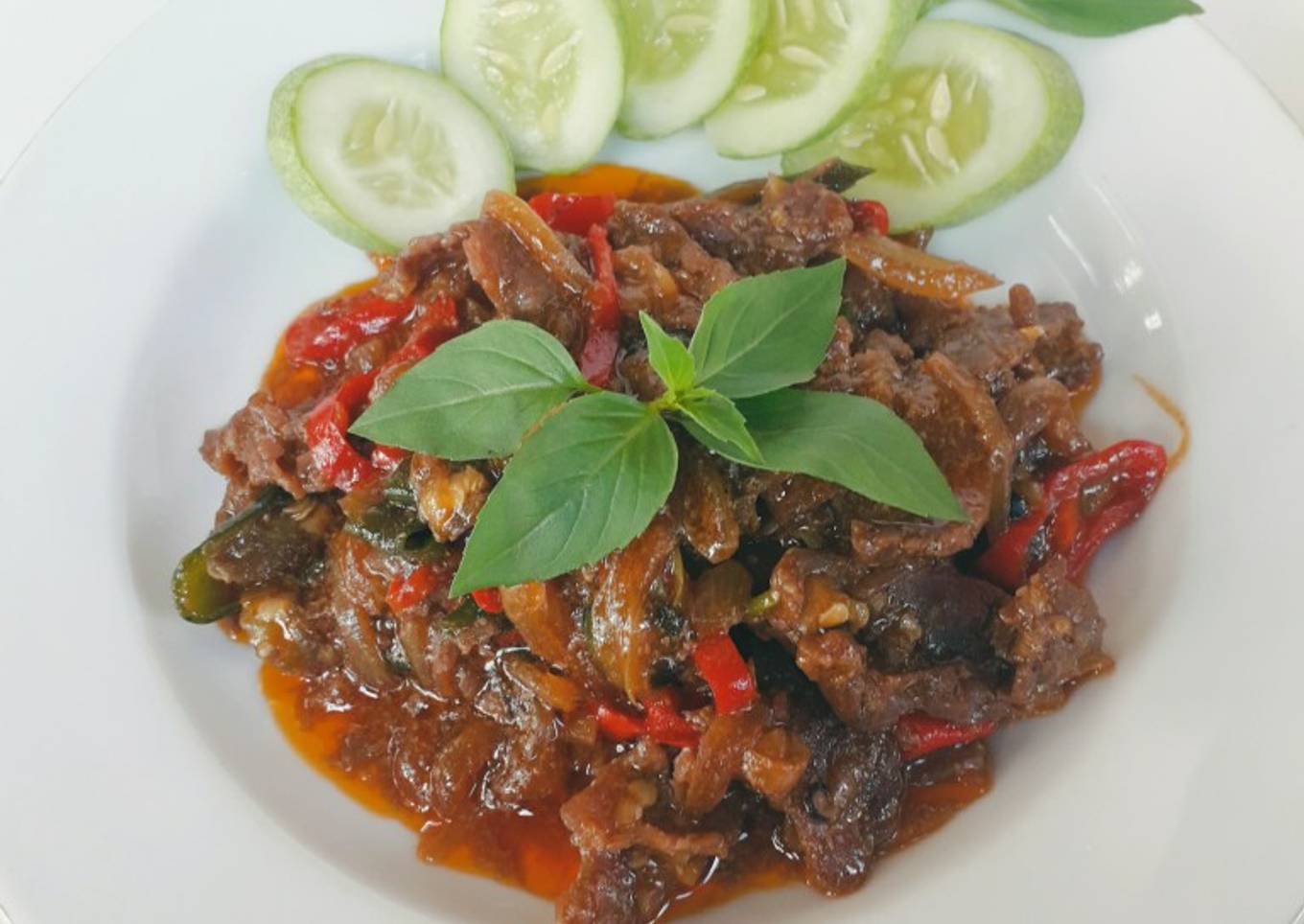 Spicy beef teriyaki
