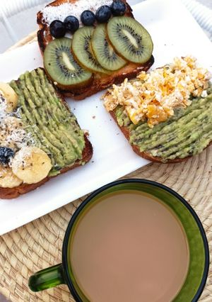 Una foto de 💚 Desayuno/merienda 🥑✨