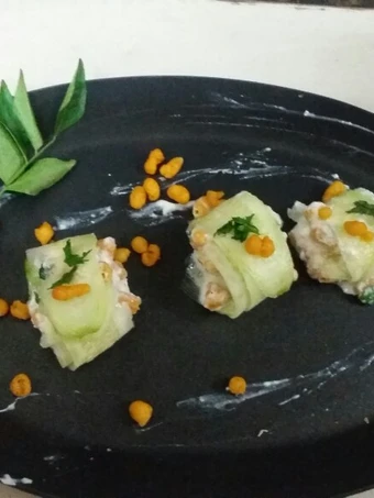 Easy Steps Make Recipes Cucumber boondi raita roll ups the Awesome  Can Pamper Your Tongue.
