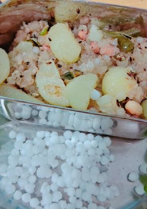 A picture of Sabudana Khichdi.