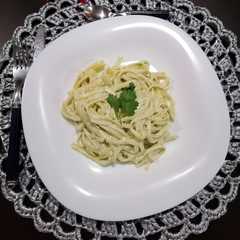 Una foto de Tagliatelle al perejil 🎄🍝