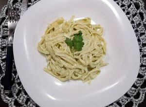 Una foto de Tagliatelle al perejil 🎄🍝