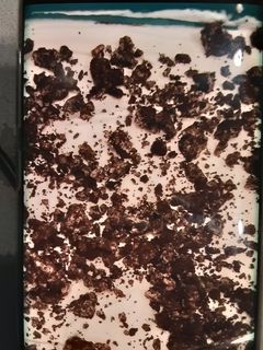 A picture of Oreo lasagna.