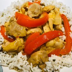 Quick Make -Believe Stir Fry Lemon Chicken A picture of Quick Make -Believe Stir Fry Lemon Chicken.