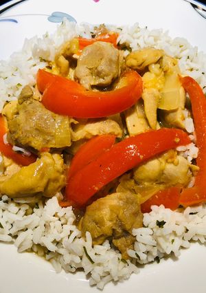 A picture of Quick Make -Believe Stir Fry Lemon Chicken.