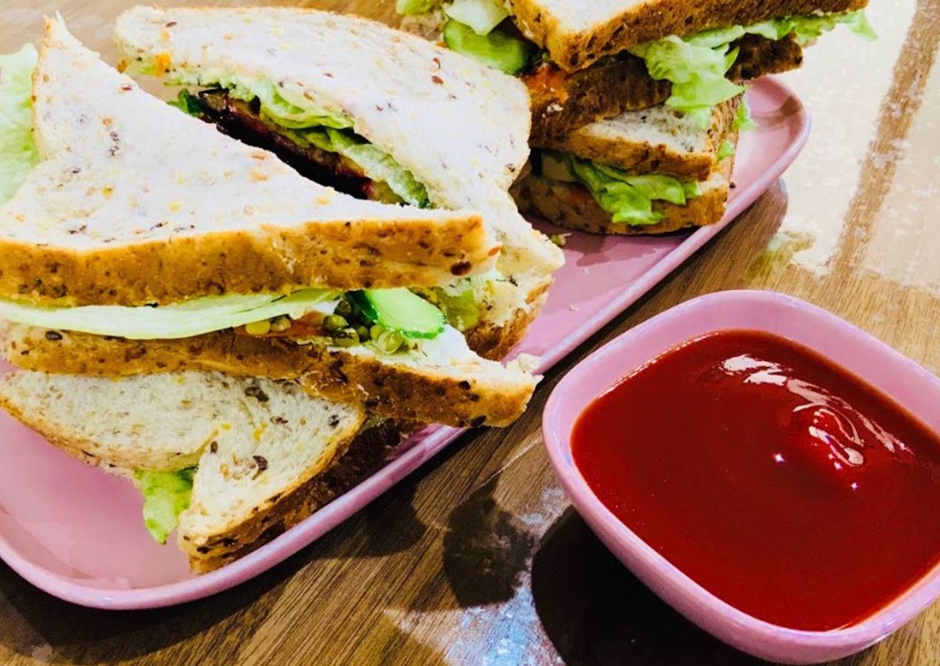 Veggie Garden Vegan Sandwich