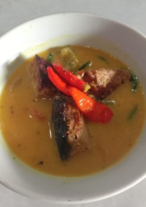 Foto resep Tongkol asap kuah santan