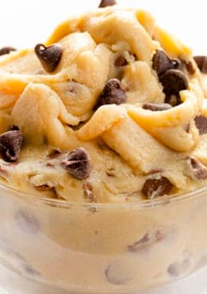 A picture of Edible cookie dough.