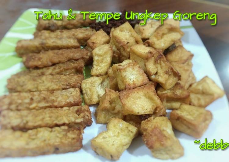 Tahu & Tempe Ungkep Goreng