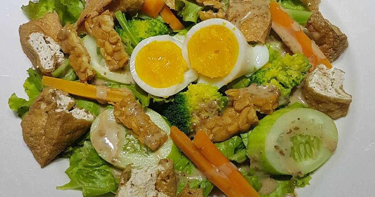 16 resep  salad tahu tempe enak dan sederhana Cookpad