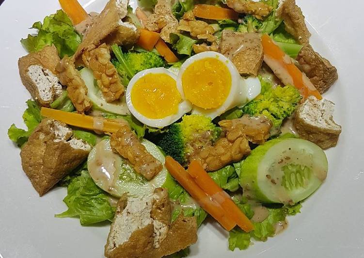 Resep masakan Salad Tahu Tempe | Cara Bikin Salad Tahu Tempe Yang Bisa Manjain Lidah
