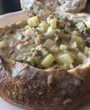 Clam Chowder a la Sonorense
