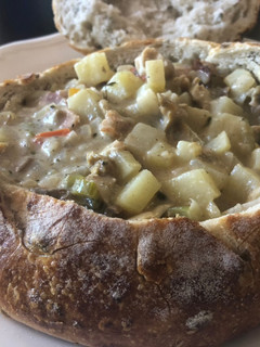 Una foto de Clam Chowder a la Sonorense