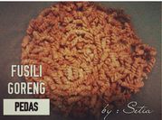 Gambar pasta fusilli goreng