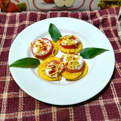 A picture of Dahi chat Puri.