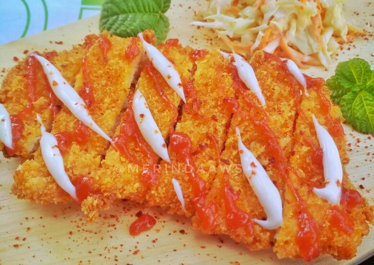 Resep Chicken Katsu Coleslaw Anti Gagal