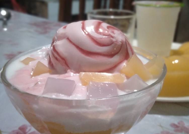 Bagaimana Buat Es Krim Santan Jelly Cepat