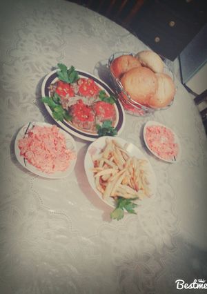 صورة لوصفة برغر دينا
