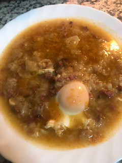 Una foto de Sopa de ajos a mi manera😋