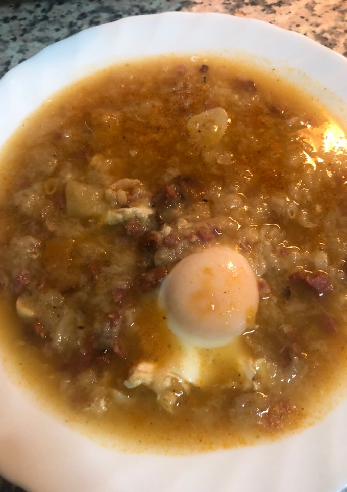 Una foto de Sopa de ajos a mi manera😋