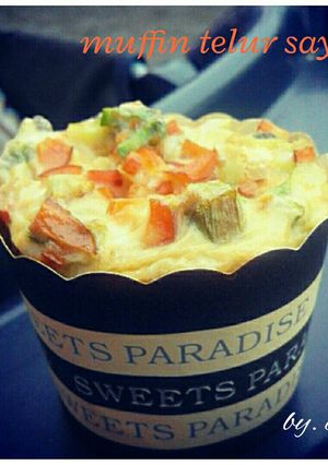 Foto resep muffin telur sayur ala mpasi 1y+