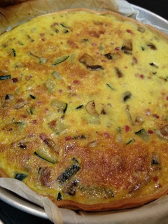 Una foto de Quiche de calabacín
