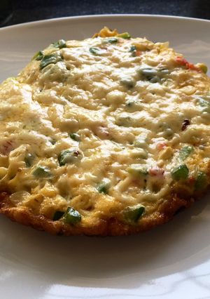 Una foto de Tortilla de zapallitos verdes
