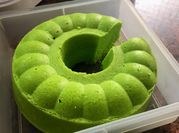 Gambar bolu kukus pandan takaran sendok