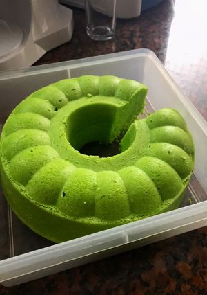 Foto resep Bolu kukus pandan ekonomis takaran sendok