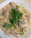 Carpaccio de lubina