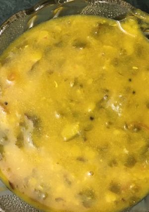 A picture of Methi daal.