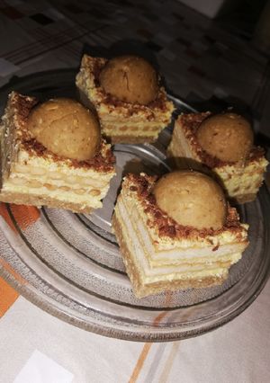 Gesztenyés-kekszes kocka recept fotója