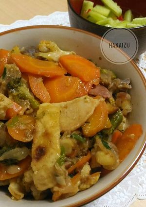 Foto resep Capcay Goreng + Kekian Terigu Gampil (🇮🇩)