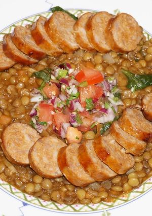 Una foto de LENTEJAS CON CHORIZOS CASEROS. JON STYLE