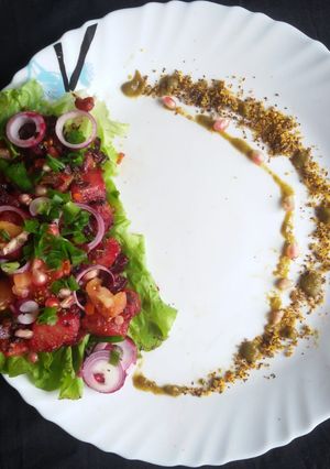 A picture of Mix salsa sweet potato salad.