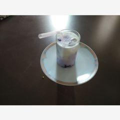 A picture of #Indian black berry (jamun) shake Theme;  Less Than 5 Ingredient.